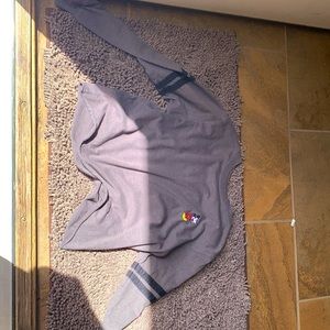 Long sleeve shirt cropped